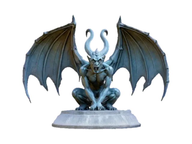 A Gargoyle Corbal 3D model, vytvořený pomocí AI