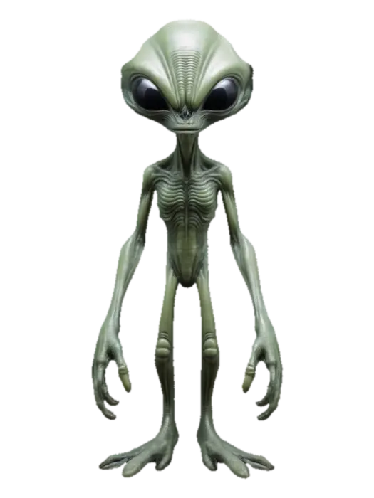 Alien - Universe 3D model, vytvořený pomocí AI