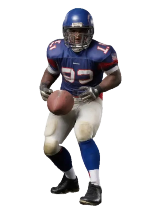 An American Footballer - Football-3D-modell, genererad av AI