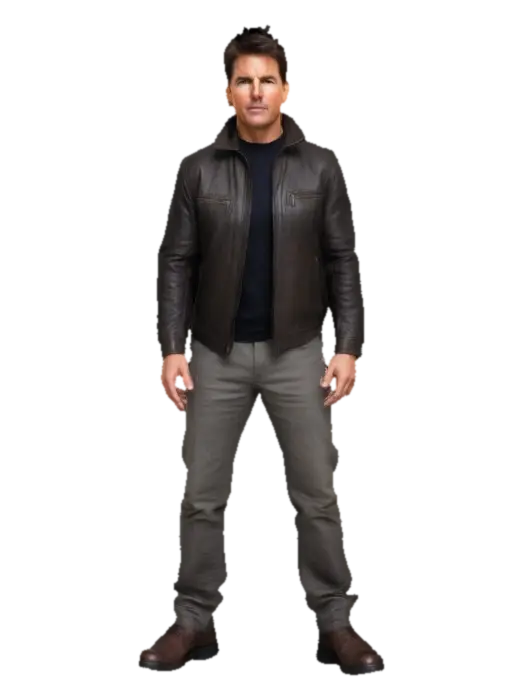 perfect rig character A-pose, symmetrical, Tom Cruise features - Actor 3D model, vytvořený pomocí AI