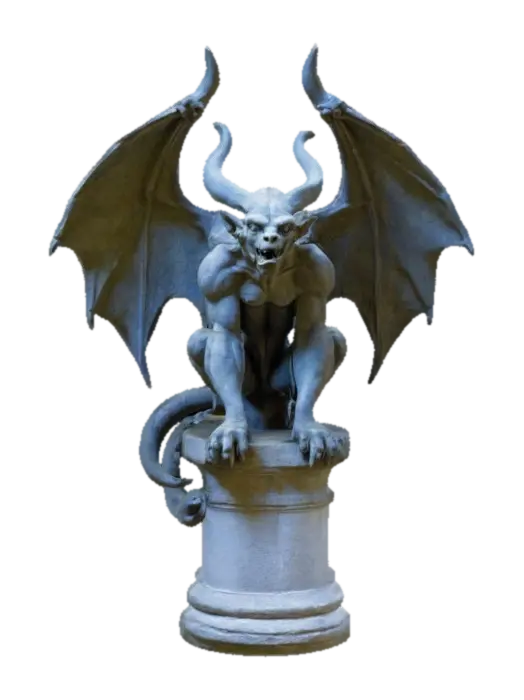 A Gargoyle Corbal 3D model, vytvořený pomocí AI