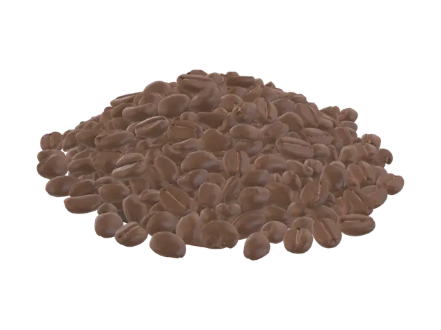 Coffee Beans Mound - Darkbrown 3D model, vytvořený pomocí AI