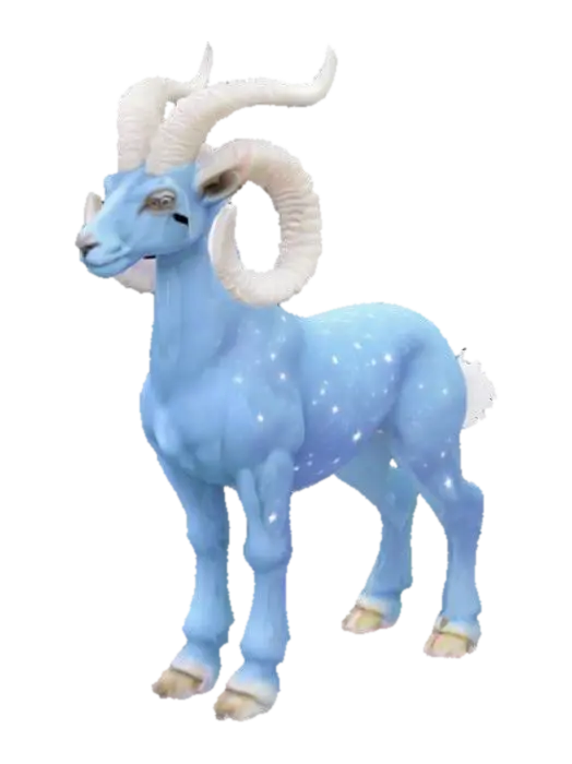 star ram 3D-model, gegenereerd door AI