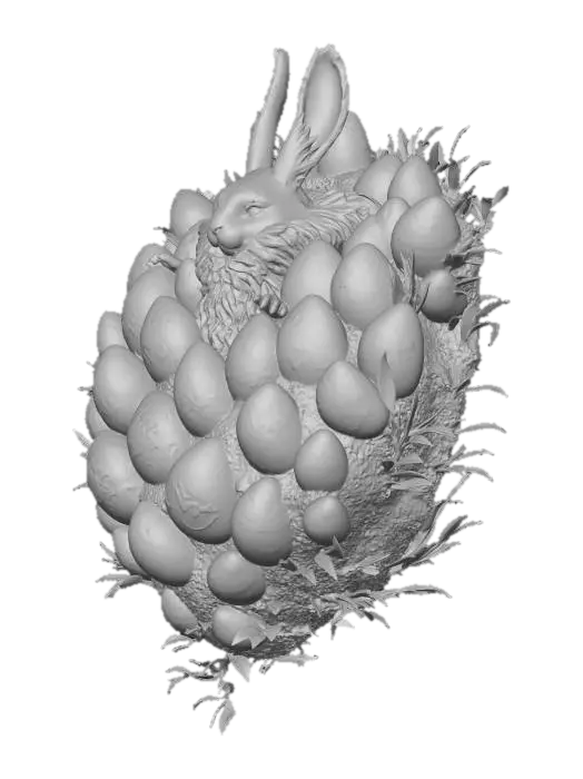 3D model for Enchanted Easter Nest