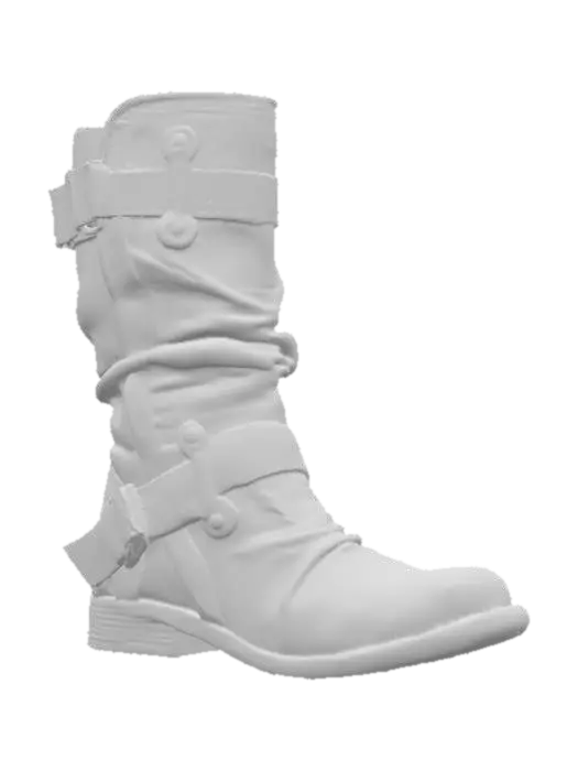 3D model for Brown Buckle Boot