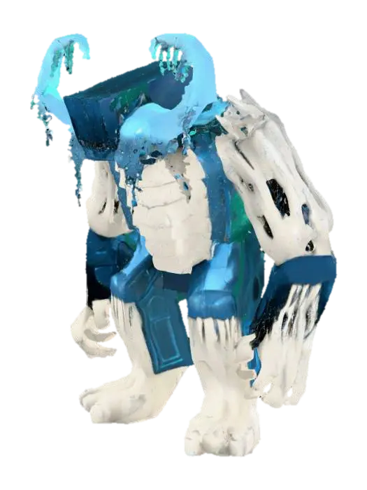 Warden Minecraft - Mob 3D model, vytvořený pomocí AI