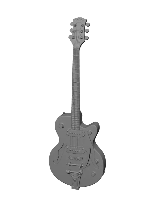 3D model for Epiphone Hollowbody with Bigsby