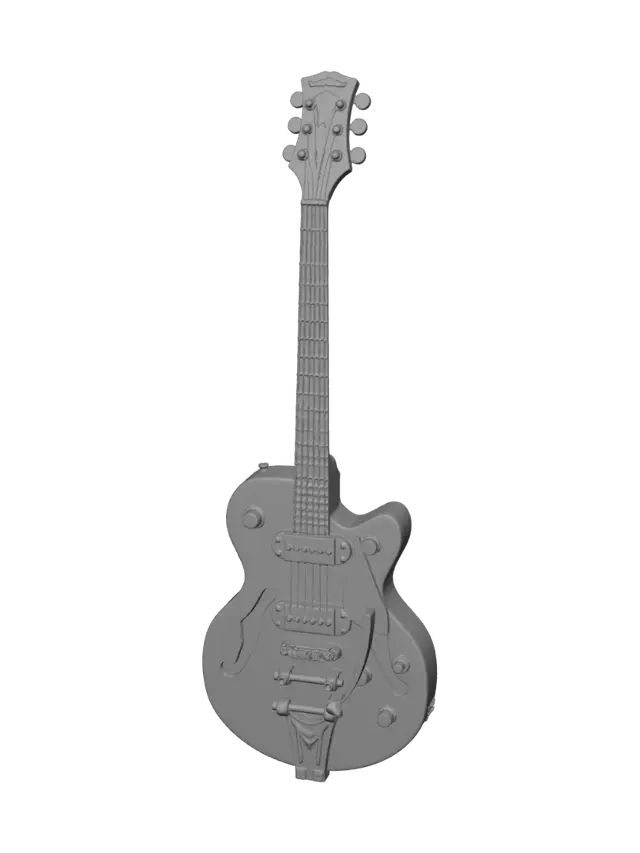 3D model for Epiphone Hollowbody with Bigsby