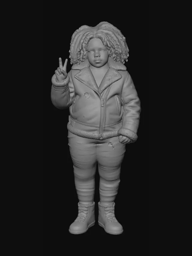 3D model for Autumn Peace Sign