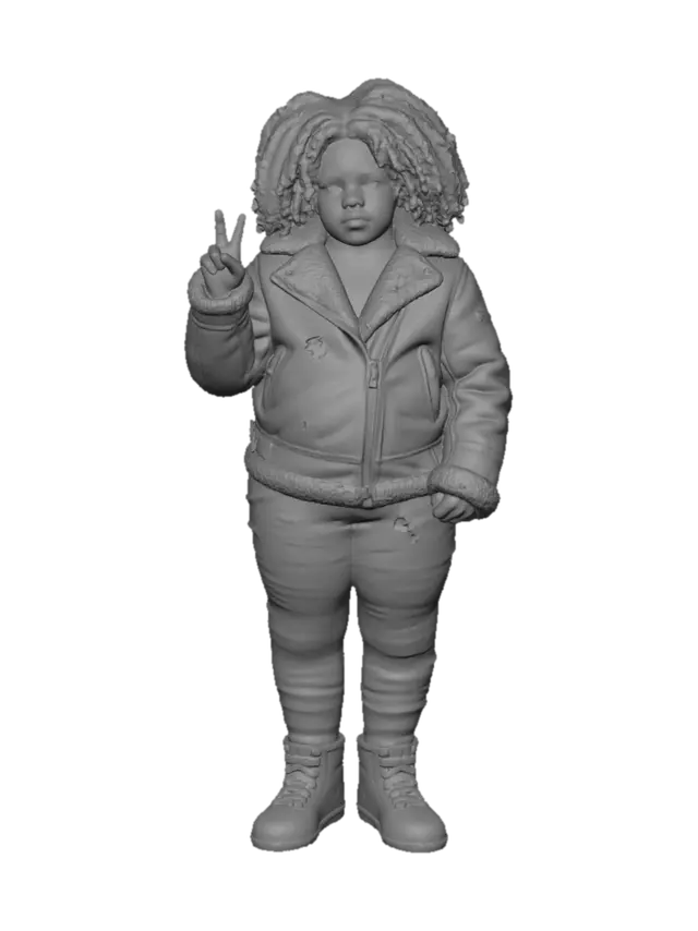 3D model for Autumn Peace Sign