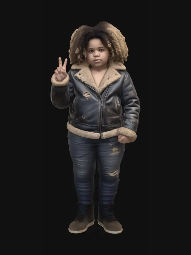 3D model for Autumn Peace Sign