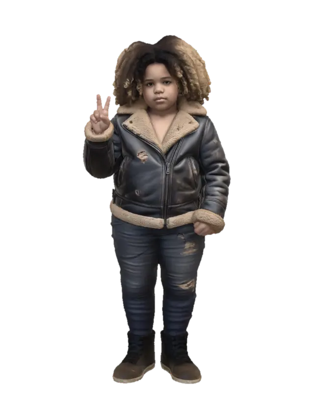 3D model for Autumn Peace Sign