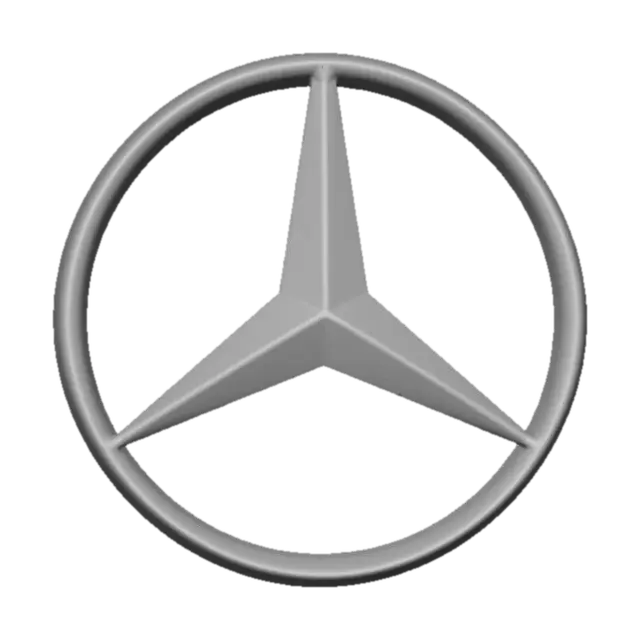 3D model for Mercedes-Benz Logo