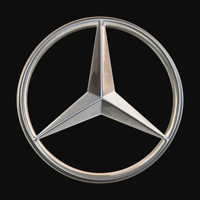3D model for Mercedes-Benz Logo