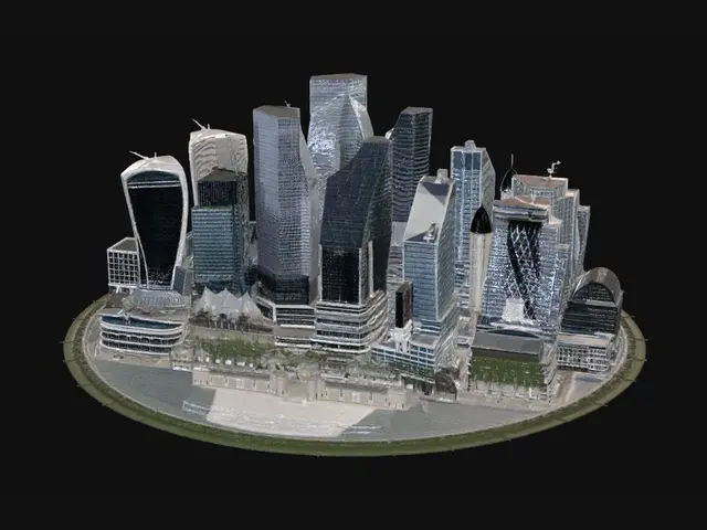 3D model for London City Skyline