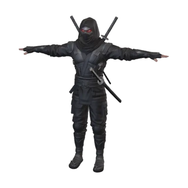 3D model for Crimson Shadow Assassin