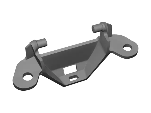 3D model for Plastic mounting bracket