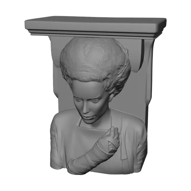 3D model for Bride of Frankenstein