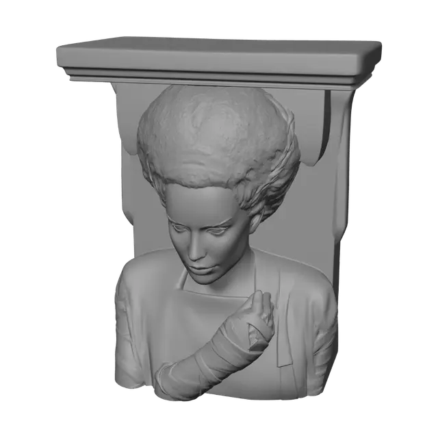 3D model for Bride of Frankenstein