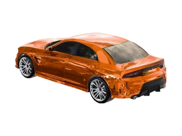 Muscle Car Montage - Gta 3D model, vytvořený pomocí AI