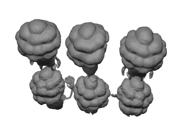 3D model for Curly-Haired Kid Character Sheet