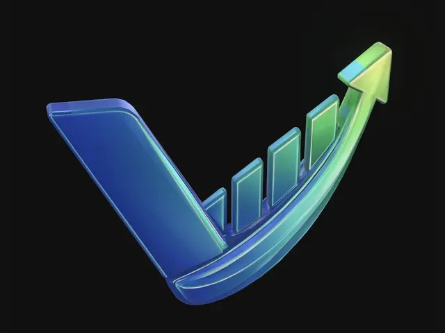 3D model for Rising Growth Arrow