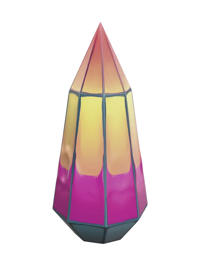 3D model for Stylized Pentagonal Pyramid