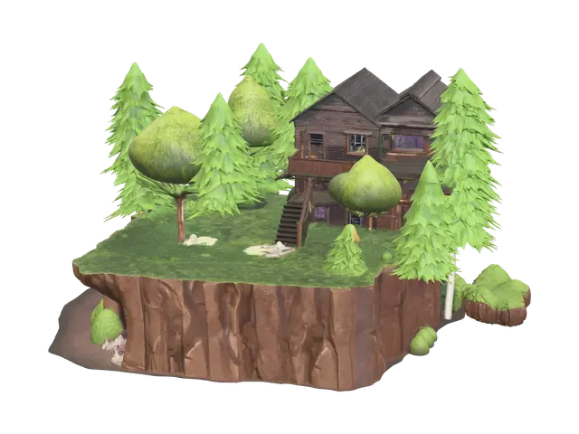 3D model for Realistic Fortnite House