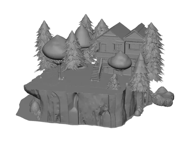3D model for Realistic Fortnite House