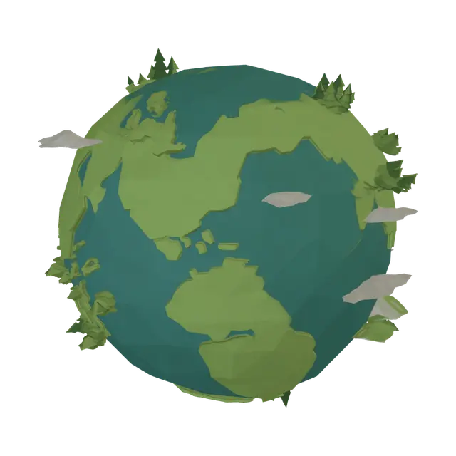 3D model for Low-Poly Earth