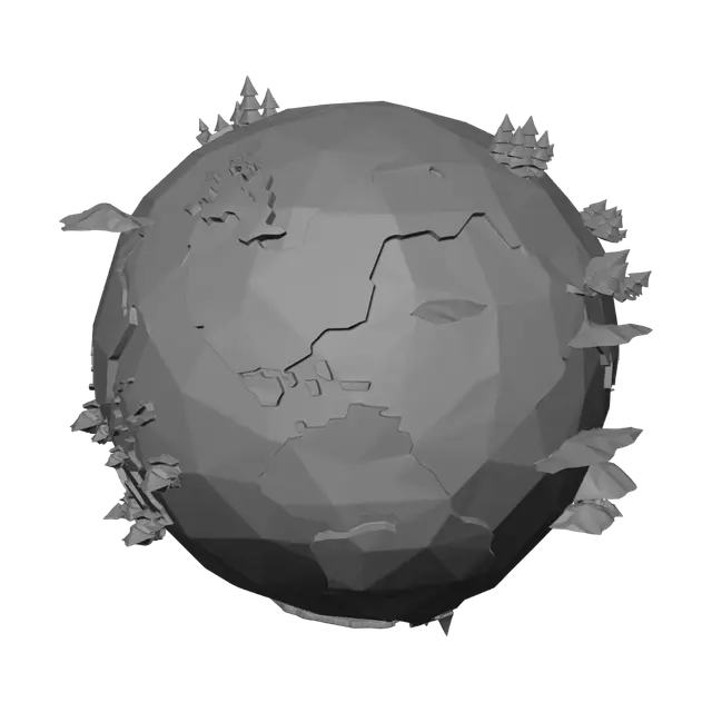 3D model for Low-Poly Earth