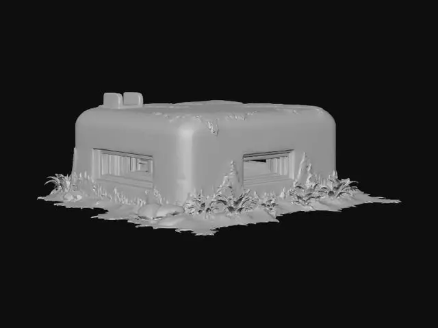 3D model for Overgrown Bunker