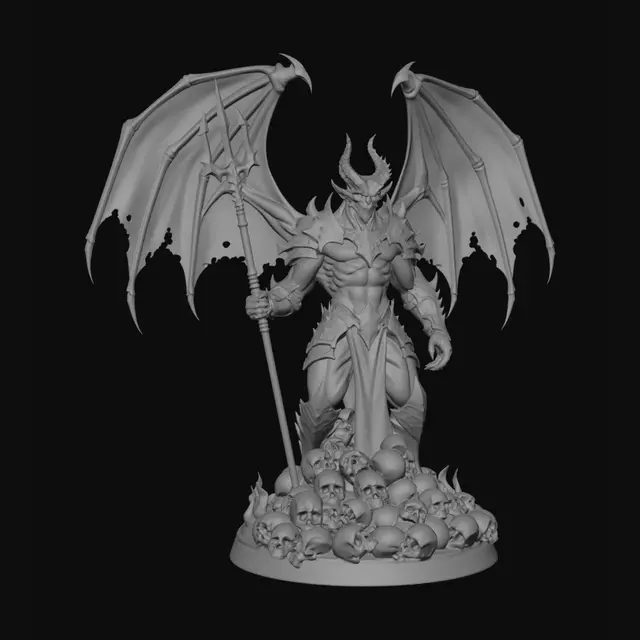3D model for Demon Prince of the Skull Heap