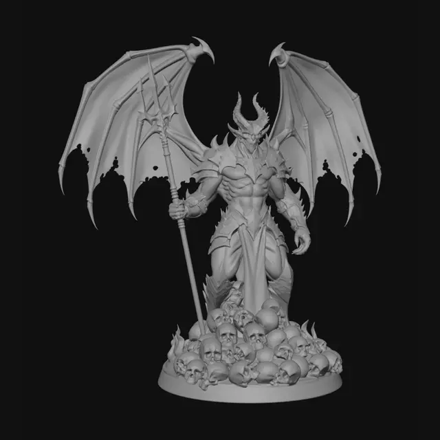 3D model for Demon Prince of the Skull Heap