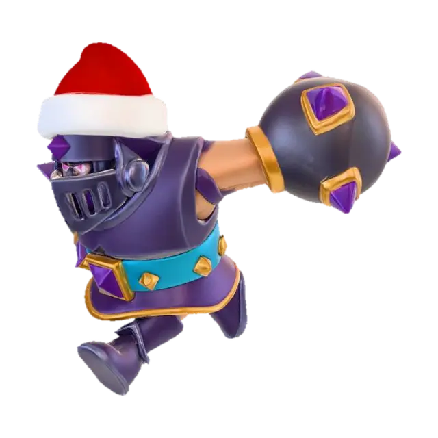 clash royale Mega Knight, #Christmas2025# - Tactics 3D model, vytvořený pomocí AI