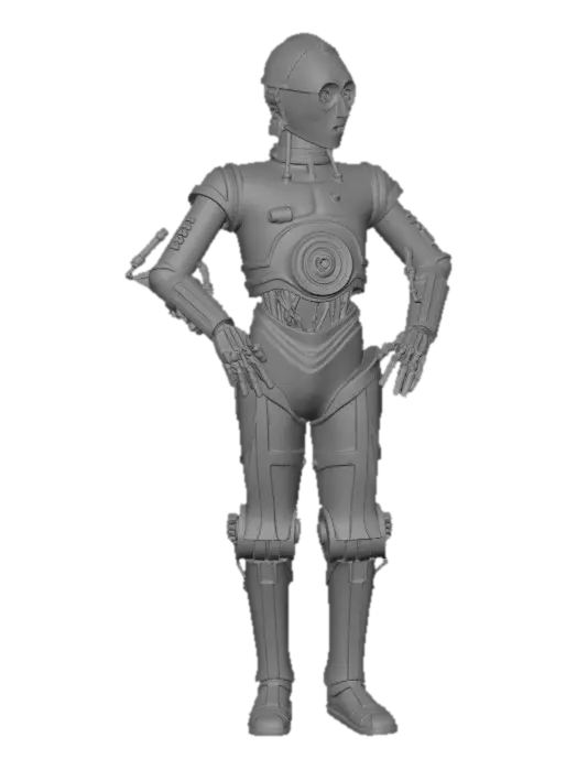 3D model for C-3PO
