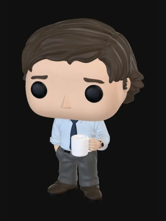 3D model for Businessman with Coffee Mug