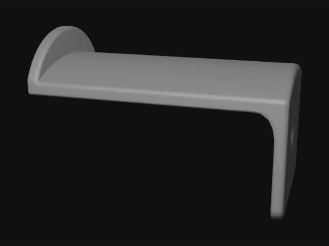 3D model for Wall-mounted coat hook