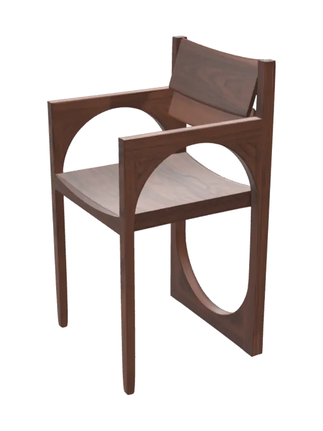 3D model for Archway Chair
