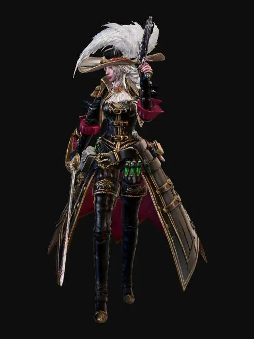 3D model for witch  hunter