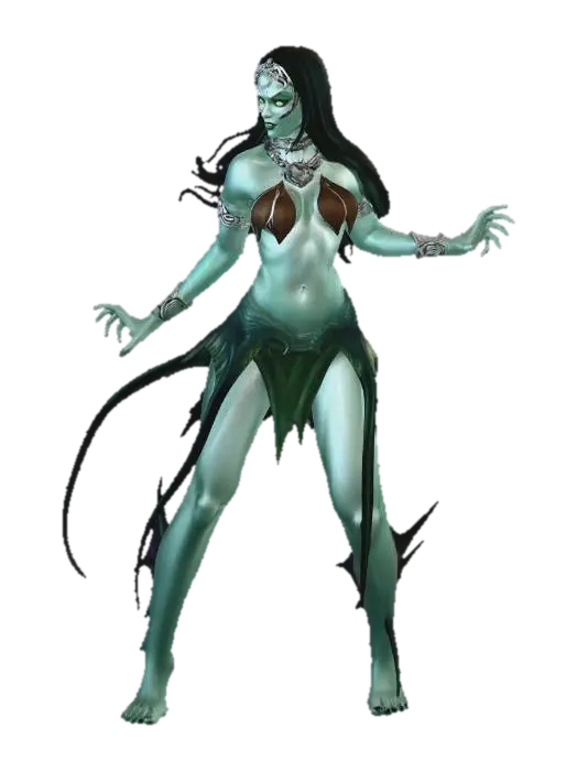 Tempest Siren 3D model, vytvořený pomocí AI