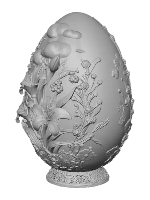 3D model for Enchanted Floral Egg, #EasterEgg2026#