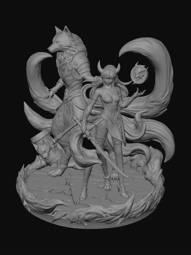 3D model for Crimson Moonbound