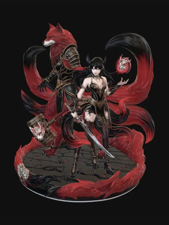 3D model for Crimson Moonbound