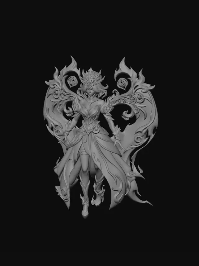 3D model for Frostfire Queen