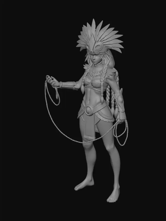 3D model for Feathered Sky Warrior