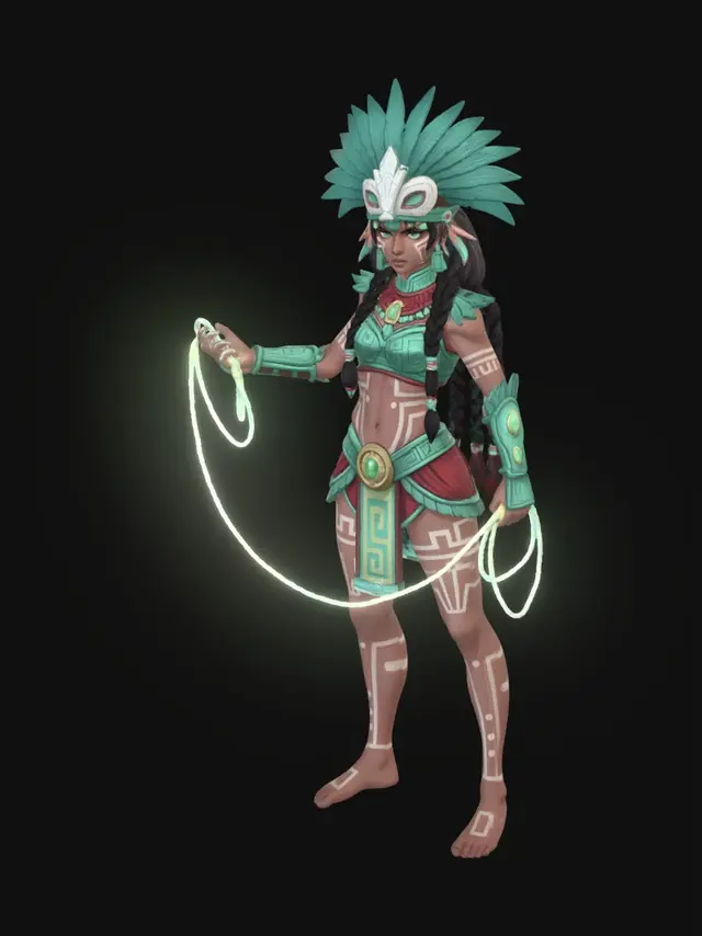 3D model for Feathered Sky Warrior