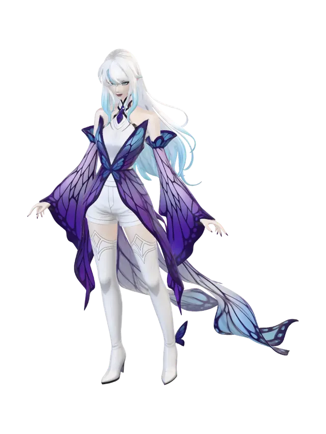 Violetwing Enchantress AI 생성 3D 모델