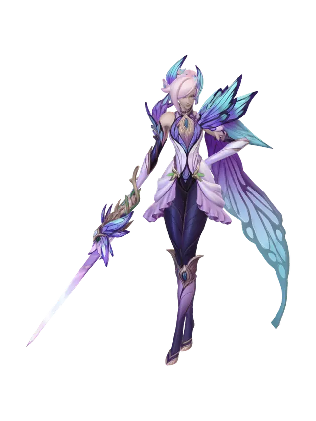 Violetwing Enchantress AI 생성 3D 모델