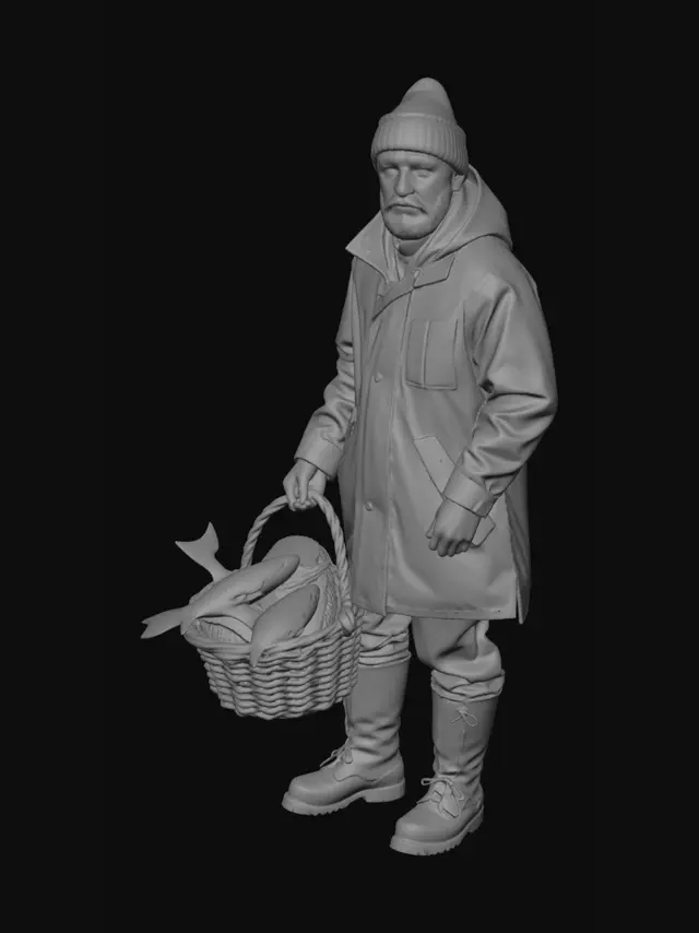 3D model for MARIN PECHEUR BRETON